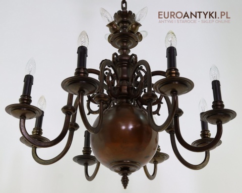 żyrandol antyczny kościelny