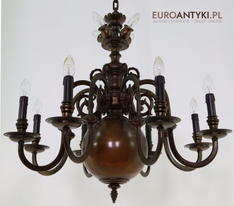 żyrandol antyczny do restauracji