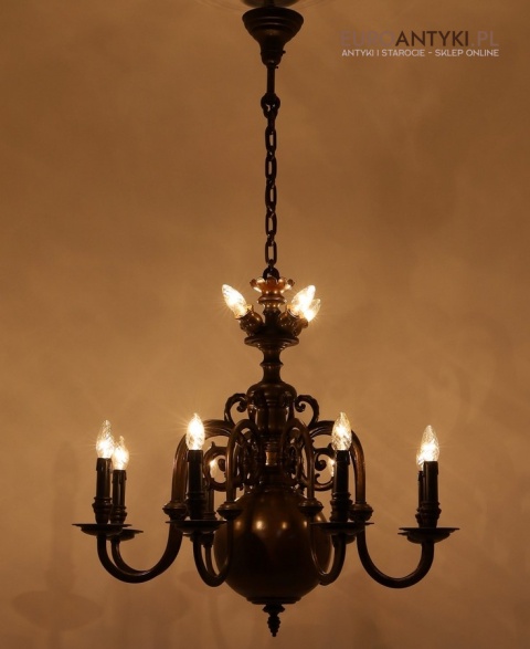 żyrandol antyczny do