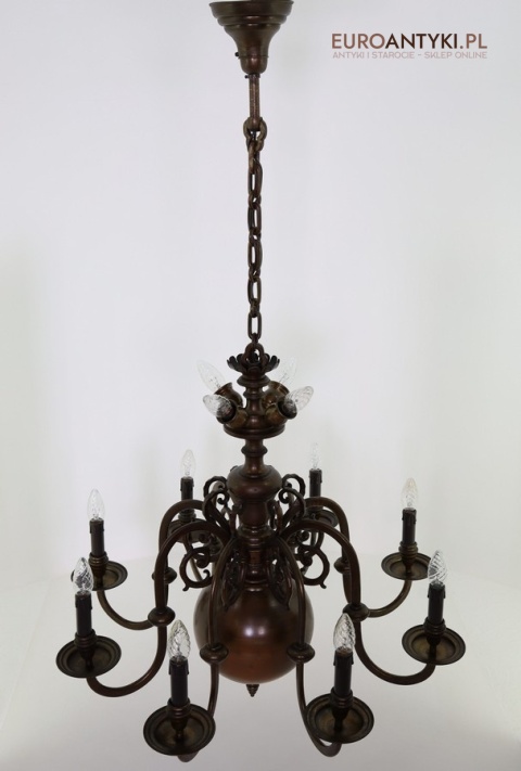 żyrandol antyczny do sali weselnej