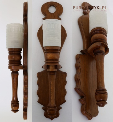 xl rustykalna lampa ścienna