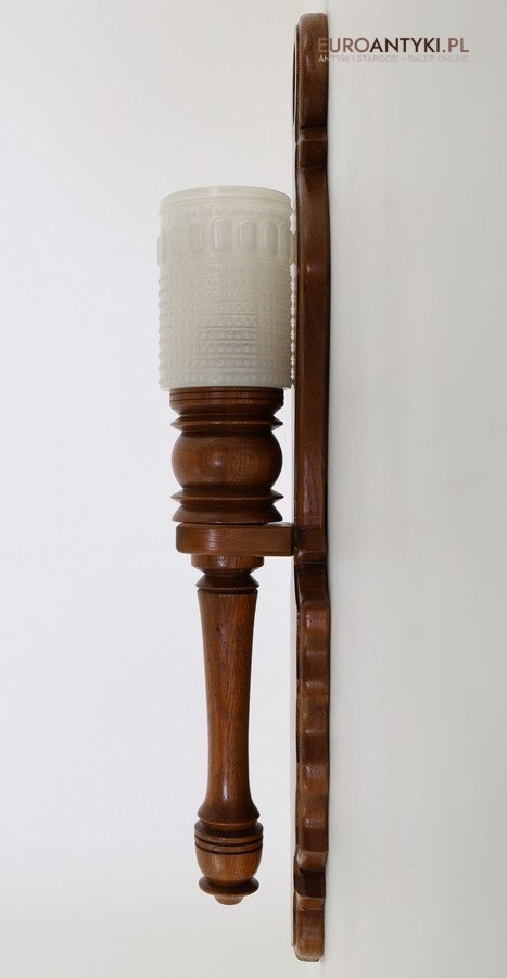 retro unikatowa lampa ścienna