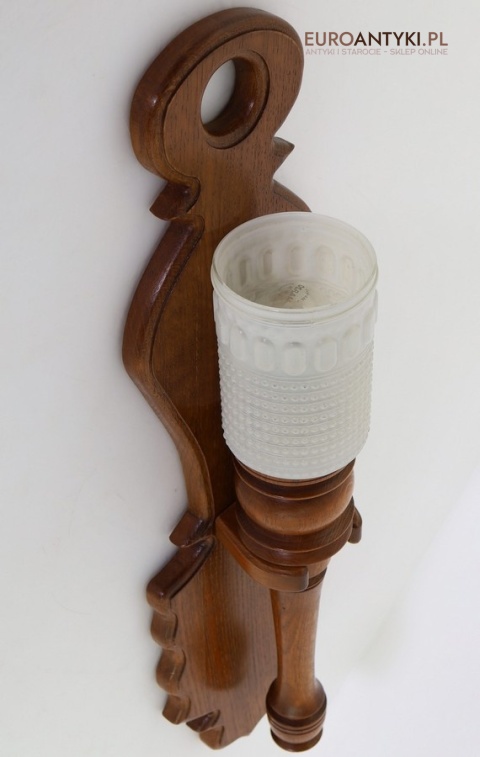 duży stylowy kinkiet rustykalny