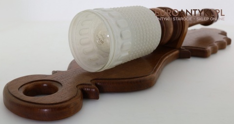 duży kinkiet dębowy góralski