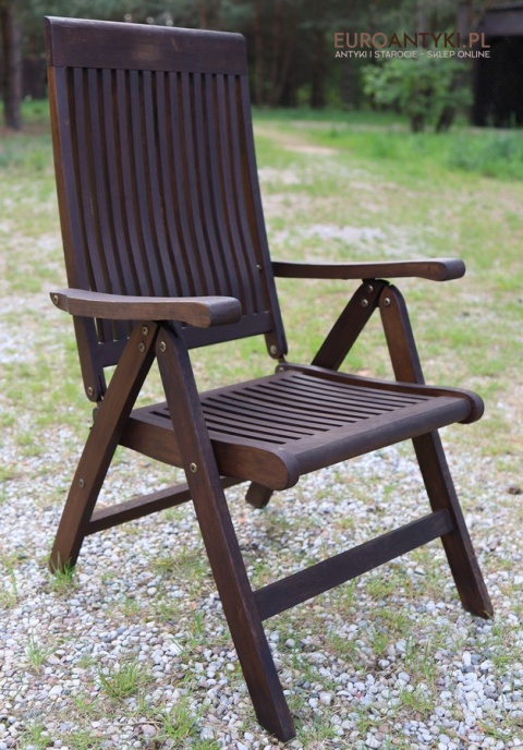 krzesło kolonialne z litego drewna