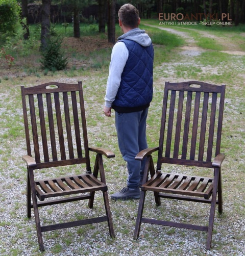 teak krzesła do spa