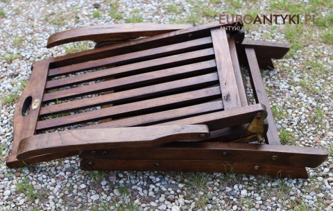 teak krzesło retro na werandę