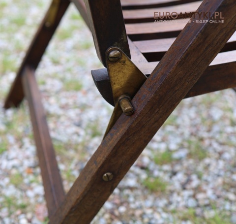 klasyczne krzesło wypoczynkowe teak