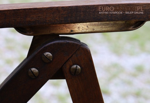 teakowy fotel ogrodowy