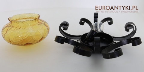 szkło bąbelkowe lampa