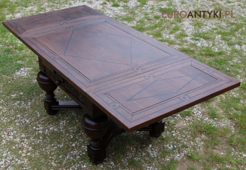 składany stoliczek kawowy antyczny