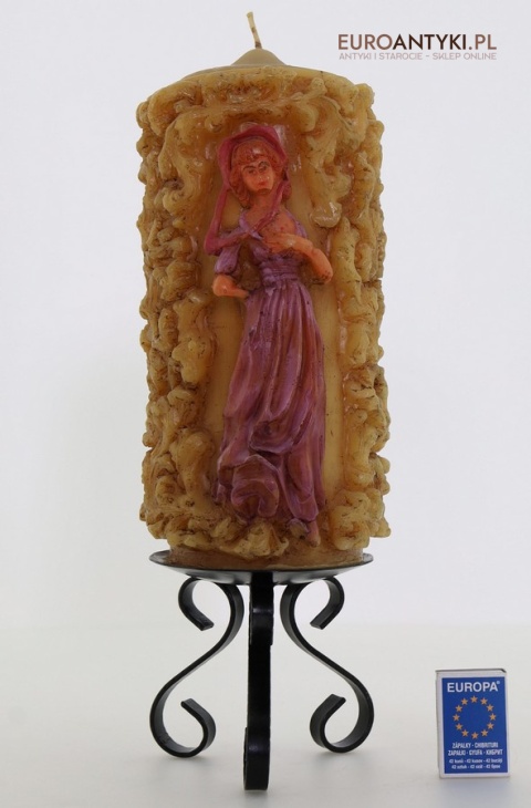 antyczna świeca do zamku