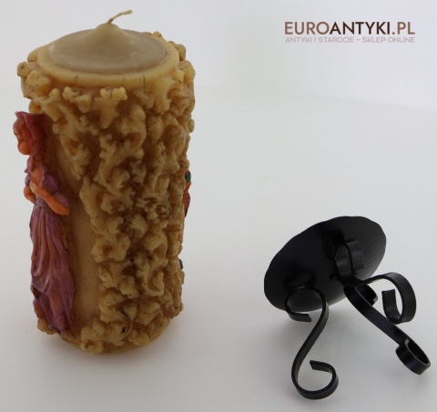 antyczna świeca do dworu