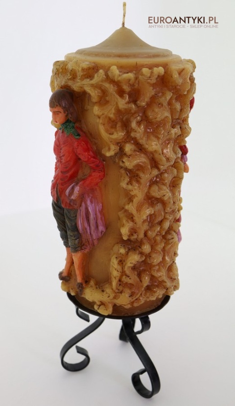 romantyczna świeca dekoracyjna