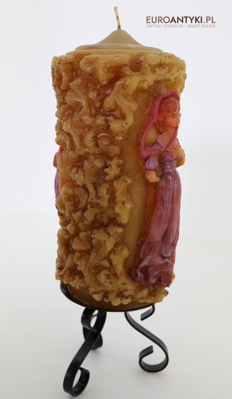 romantyczna świeca dekoracyjna