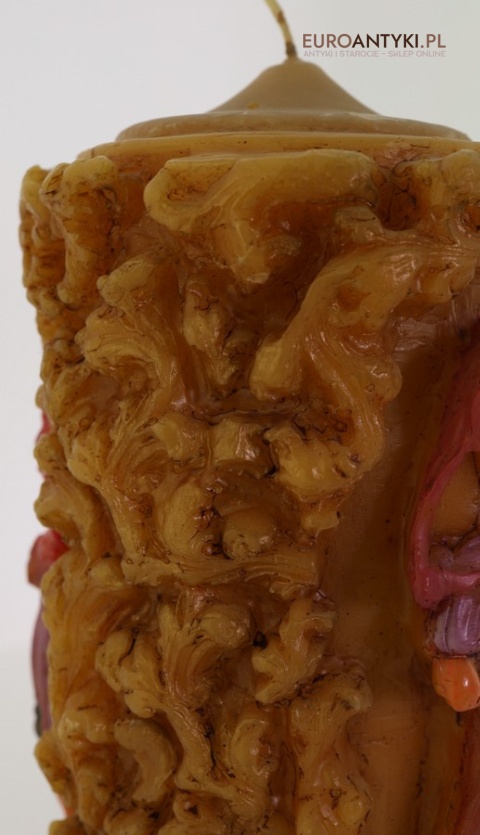 antyczna świeca na prezent