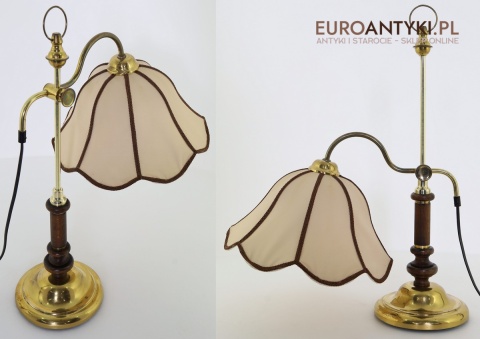 regulowana lampa stołowa retro