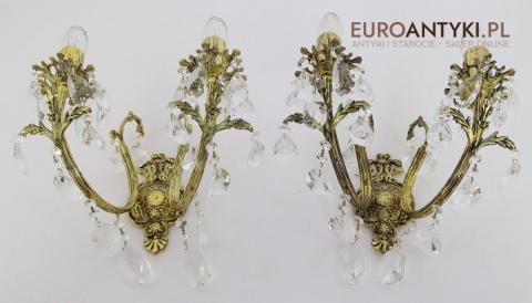 kinkiety ścienne barokowe
