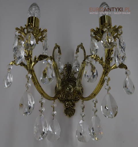 kryształowe lampy retro do hotelu