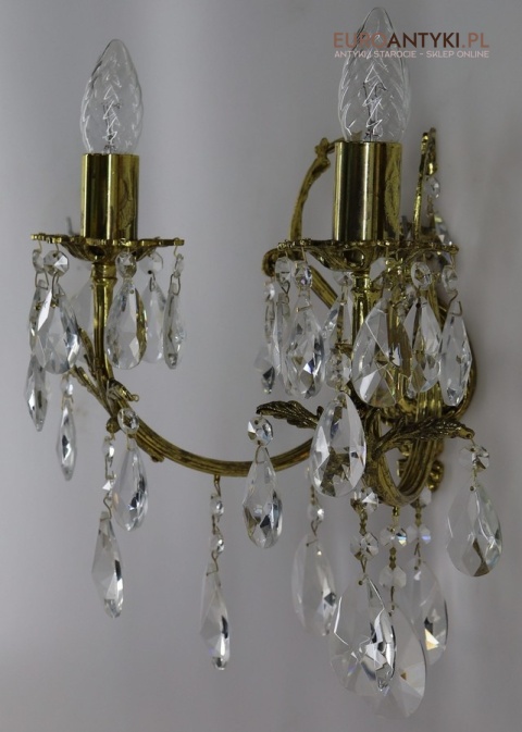 lampy na ścianę rokoko