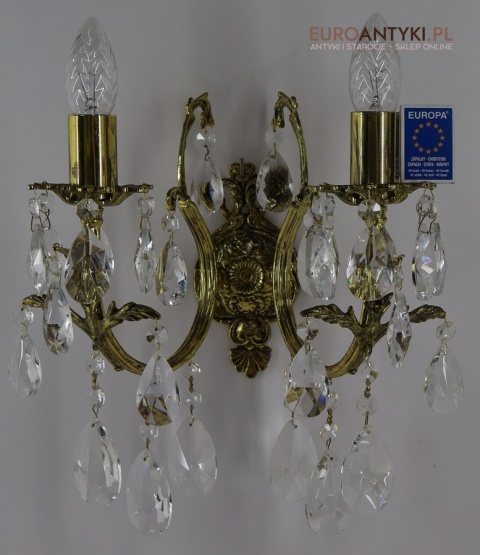 stare francuskie kinkiety antyczne