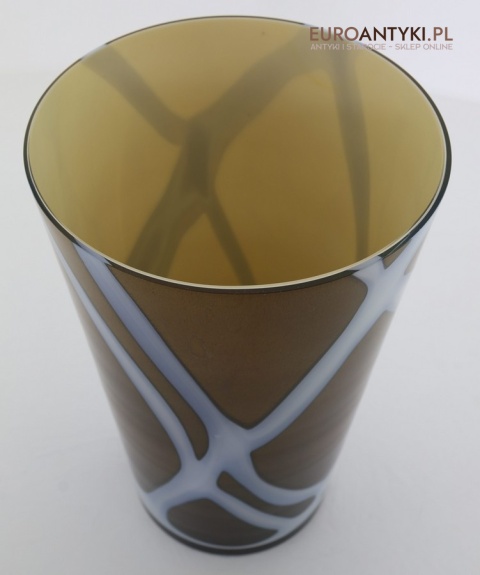 vintage wazon ze szkła