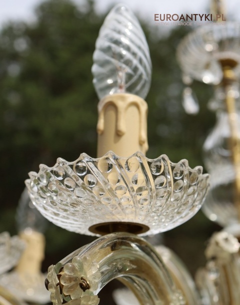 antyczne lampy kryształowe