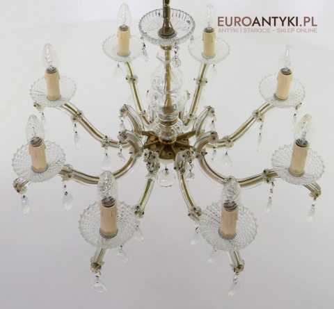 kryształowy klasyczny żyrandol francuski