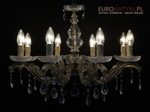 żyrandol luksusowy kryształowy