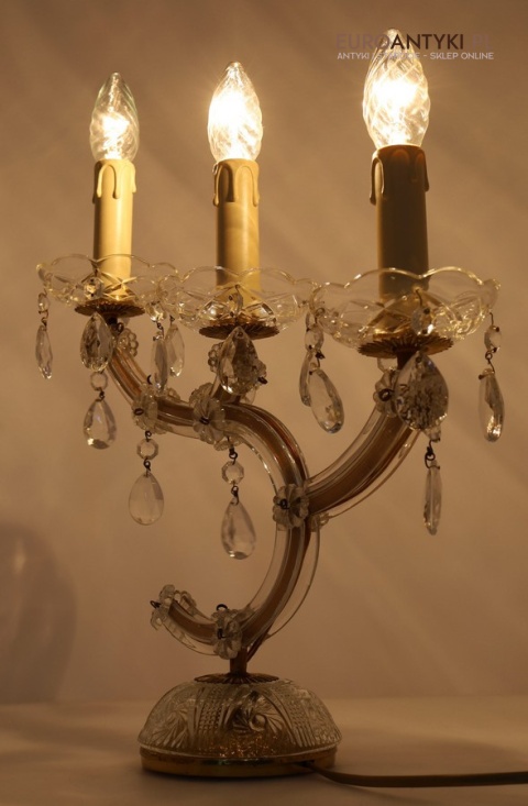 kryształowa lampka maria teresa vintage