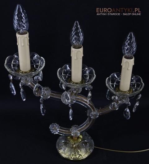 francuska lampa maria teresa z kryształami