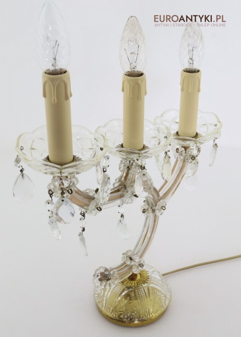 lampka maria teresa z gilzami ecru