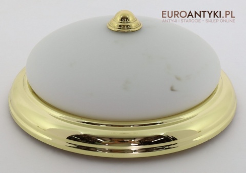 okrągła lampa sufitowa retro