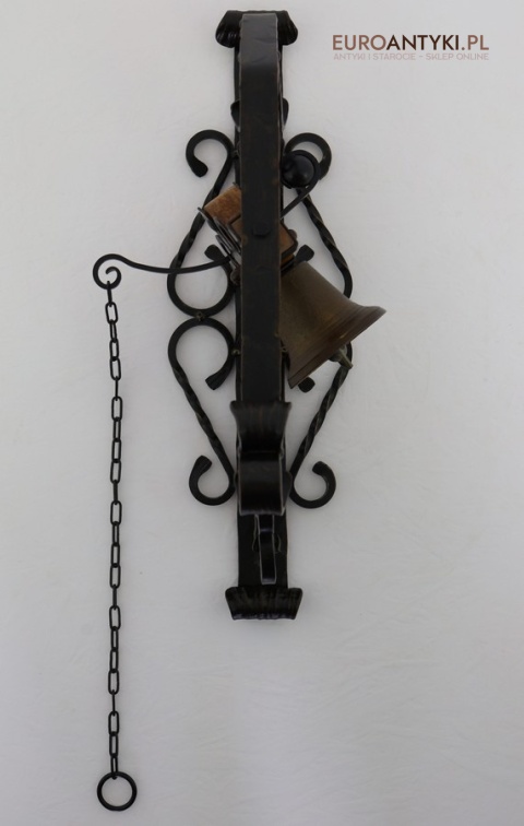 stary ozdobny dzwonek ścienny