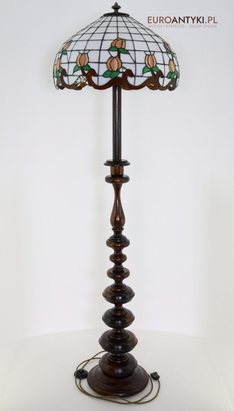 stołowa vintage lampa tiffany