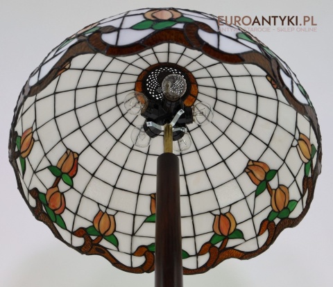tiffany stojąca lampa vintage