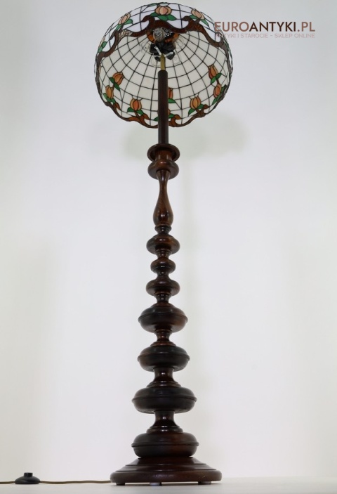 tiffany lampa stojąca do gabinetu