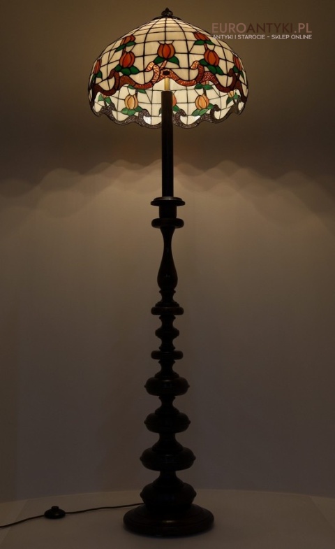 tiffany kolekcjonerska lampa podłogowa