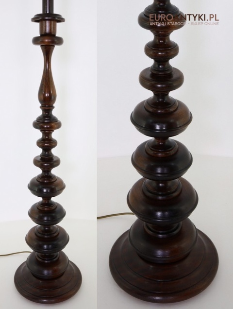 Stylowa antyczna lampa podłogowa TIFFANY – unikatowe oświetlenie vintage do salonu, gabinetu lub holu