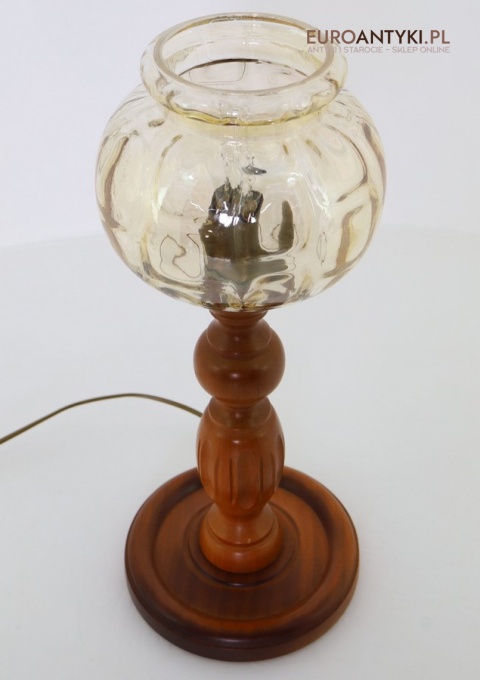 góralska lampa stołowa