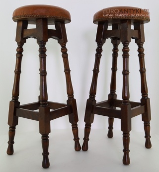 Stylowe krzesła barowe rustykalne z Francji – solidne antyki do baru, kuchni, restauracji 🍷🪑