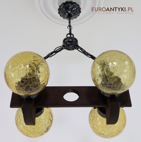 francuski żyrandol rustykalny