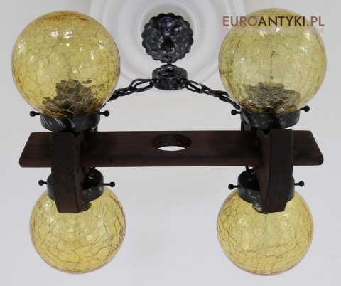 ruralistyczny żyrandol