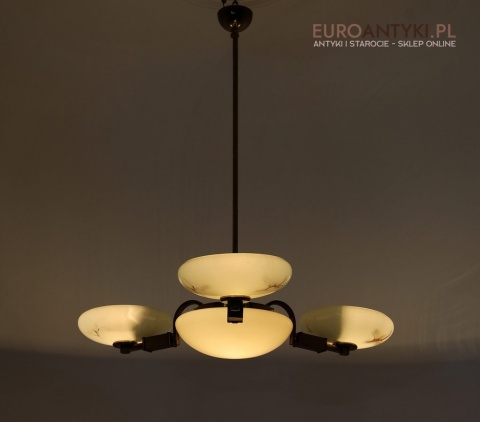 art deco żyrandol do gabinetu