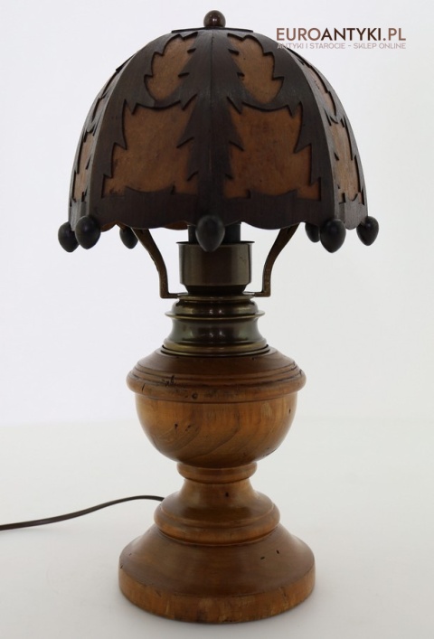 unikatowa lampa stołowa vintage