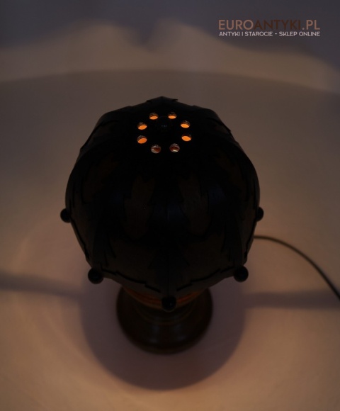 francuska lampa stołowa vintage