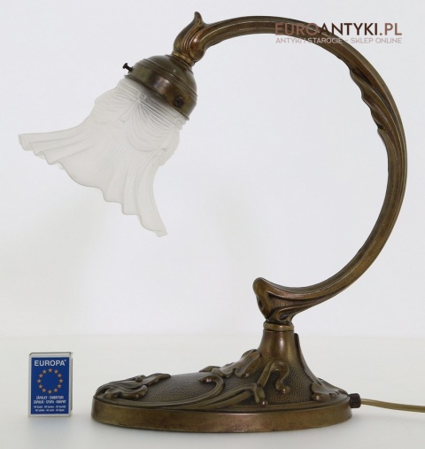 antyczna lampa francuska art nouveau