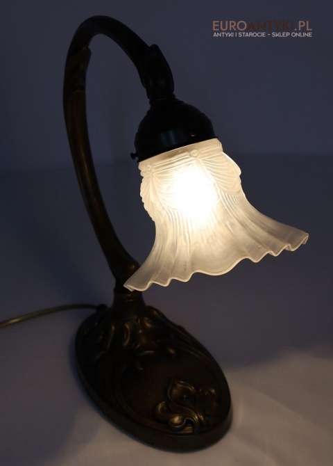 art nouveau lampa stołowa