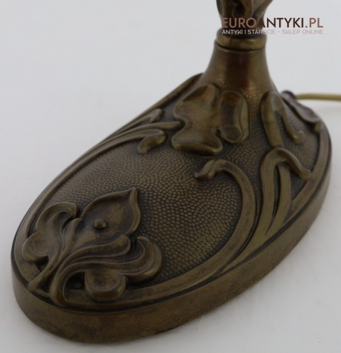 zabytkowa lampa art nouveau