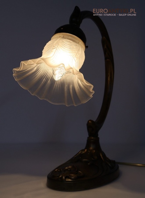oryginalna lampka stołowa art nouveau